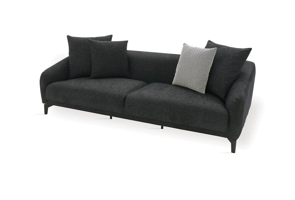 Maison Black 3-Seater Sofa