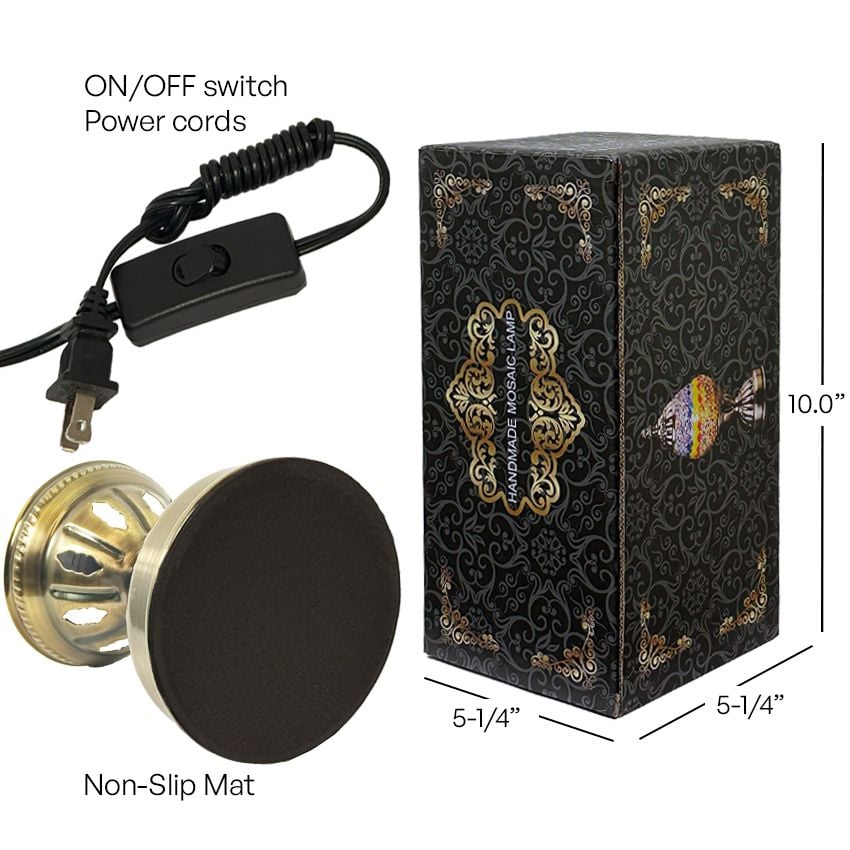 Turkish Lamps with Cosmic Red