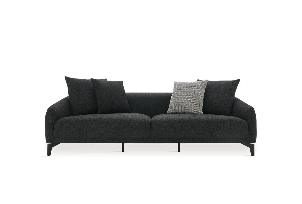 Maison Black 3-Seater Sofa