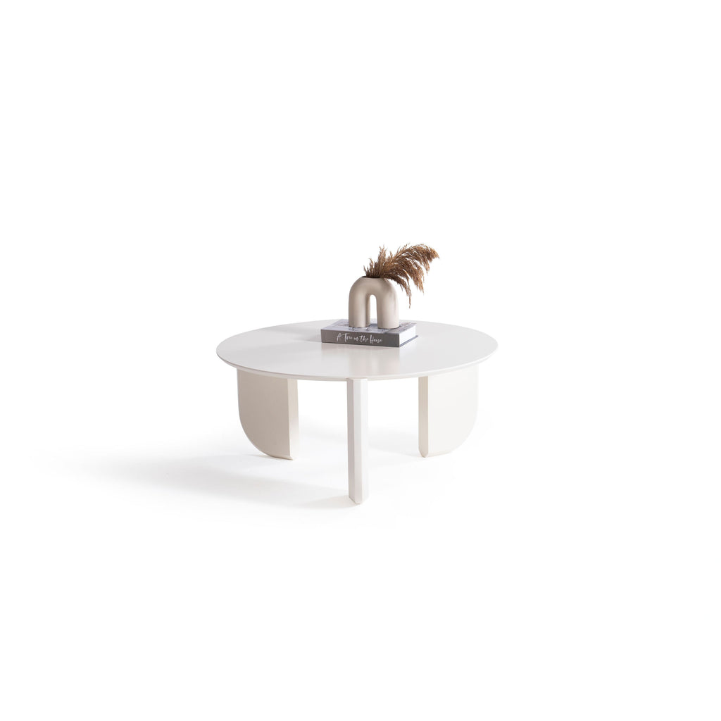 720 Cream 3 Pc Coffee Table Set