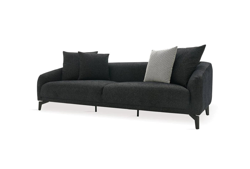 Maison Black 3-Seater Sofa