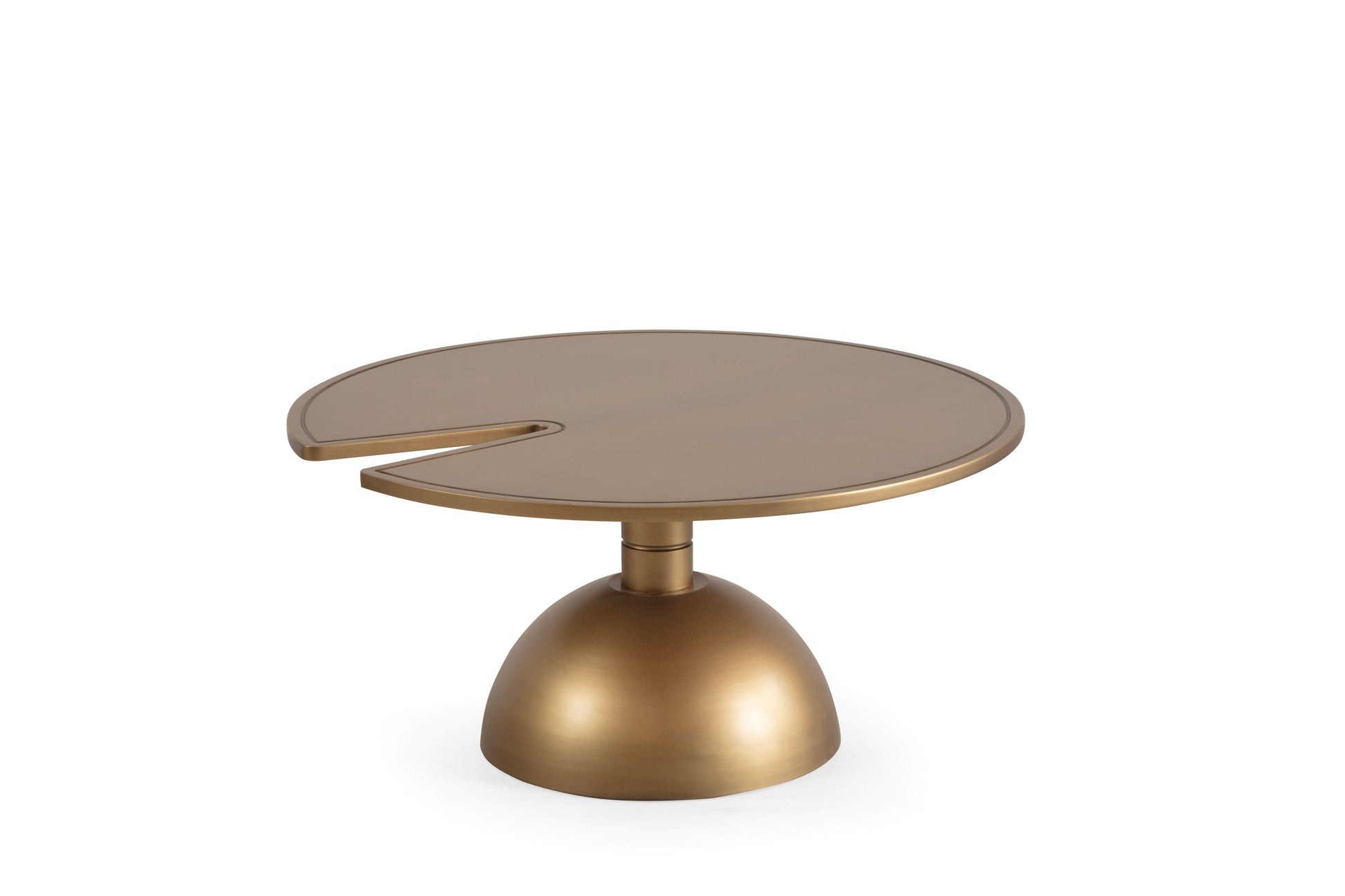 873 Gold 2 Pc Coffee Table Set