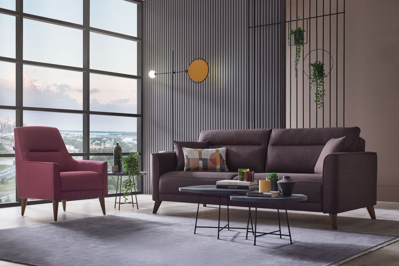 Alto Dark Pink Armchair