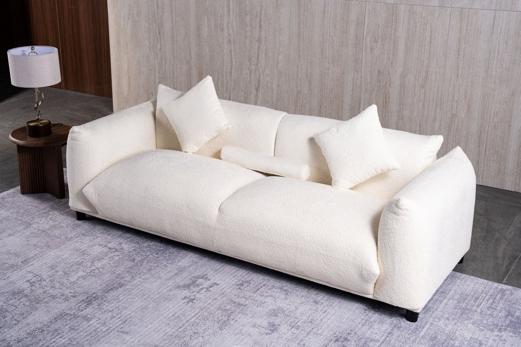 CLEARANCE - Marshall Cream Boucle Sofa