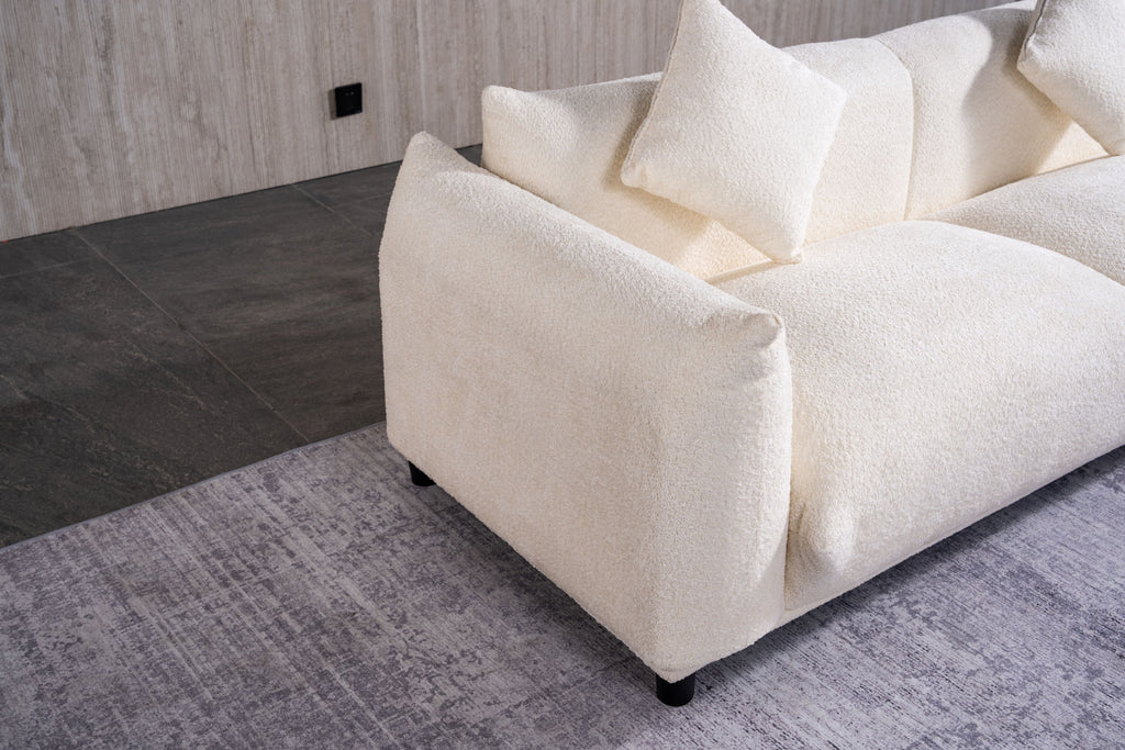 CLEARANCE - Marshall Cream Boucle Sofa