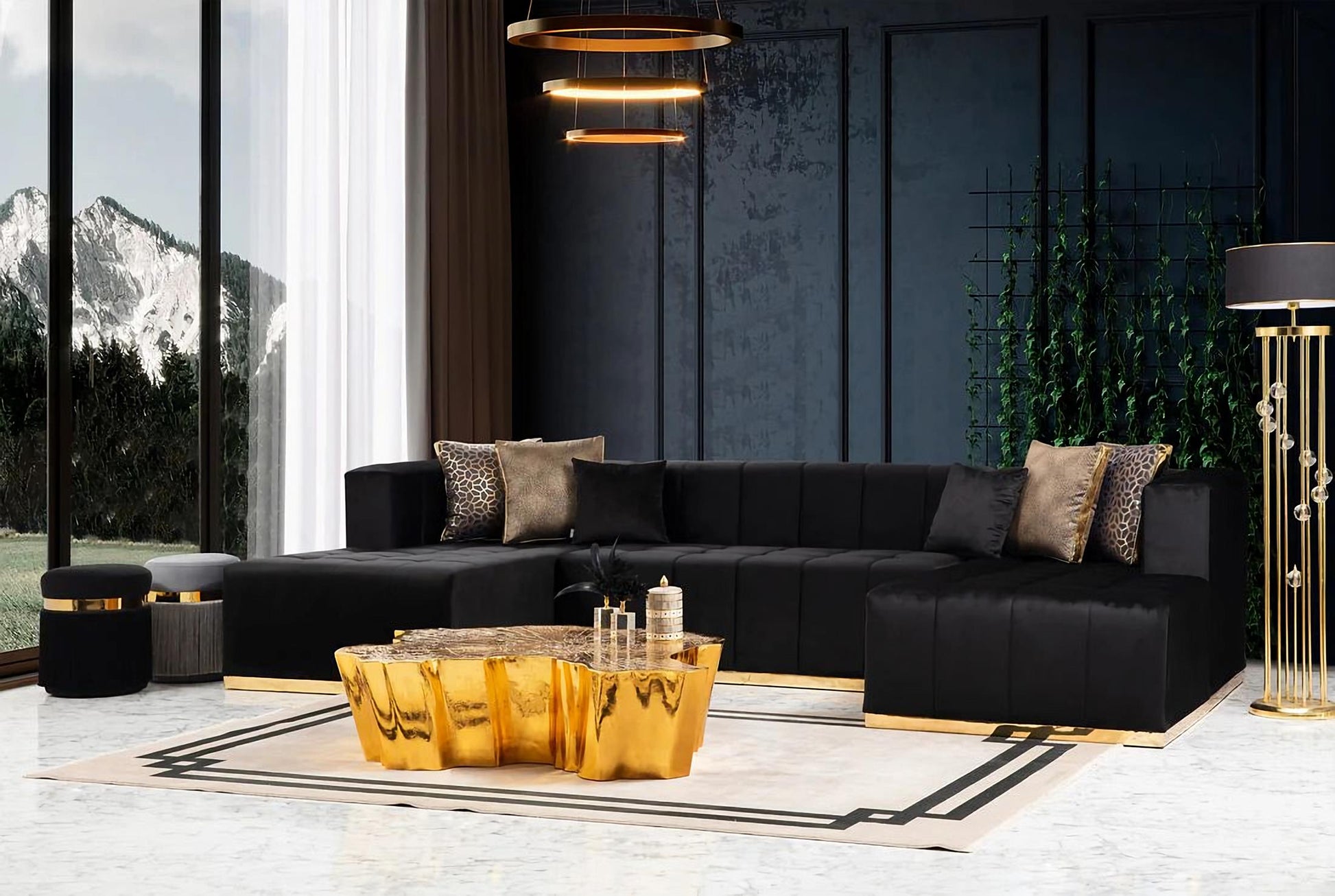 Elisha Coffe Table Gold