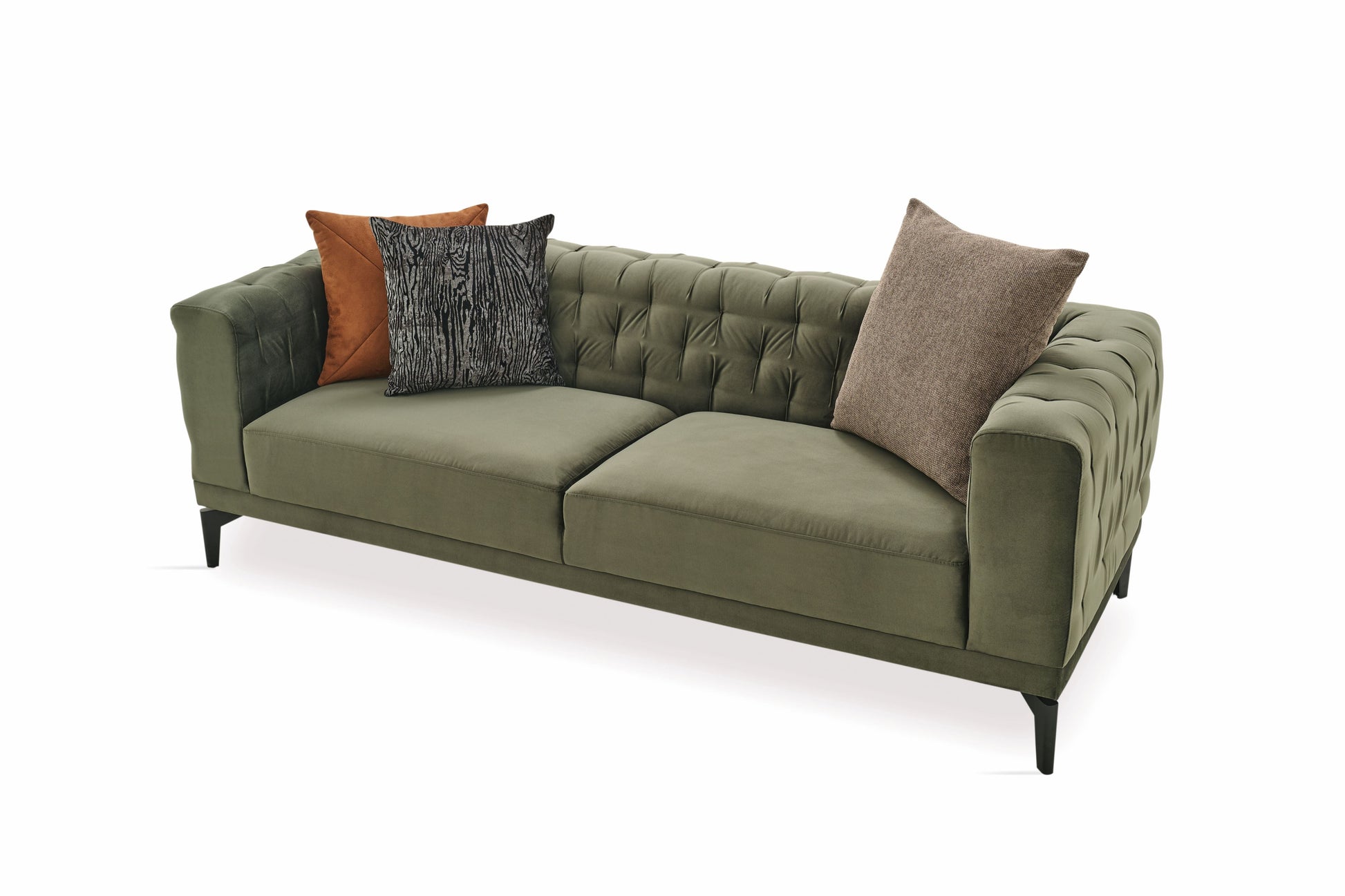 Dorian Green 3-Seater Sofa
