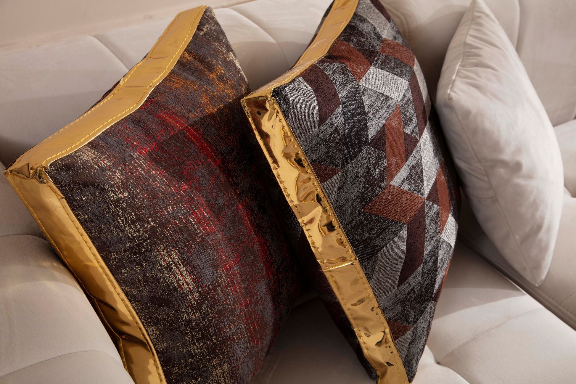 Elisha Velvet Double Chaise Sectional