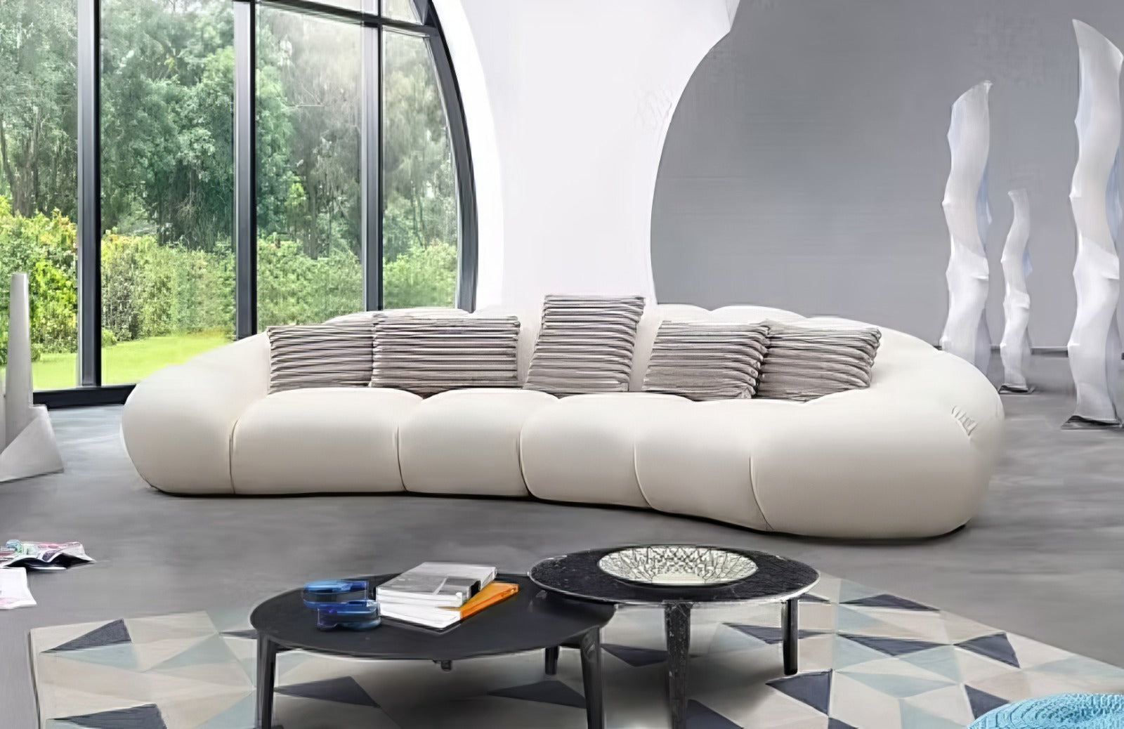 Cloud curved sectional