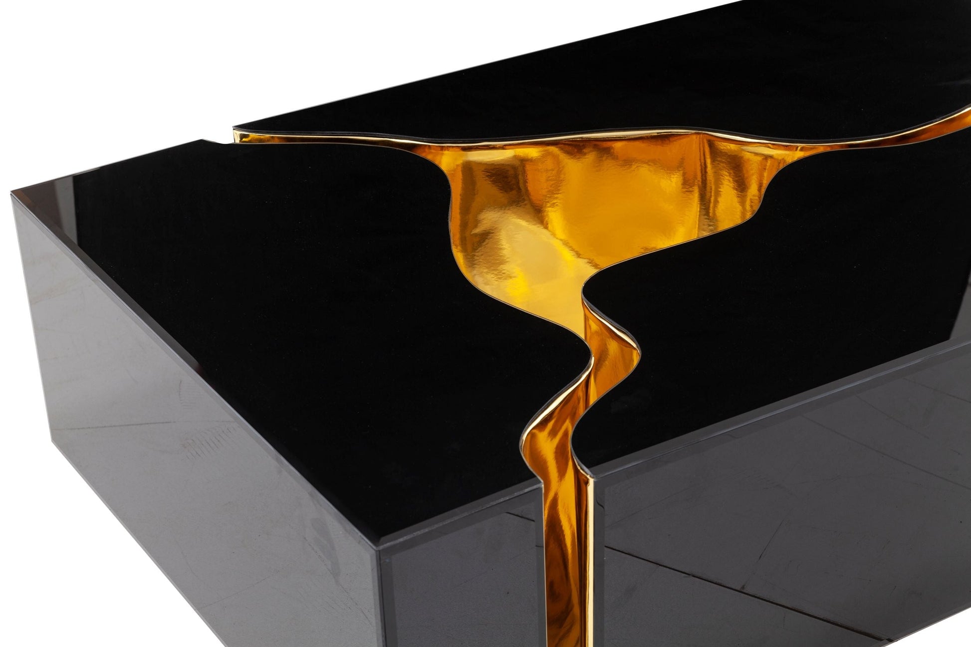 Dream Black/Gold 3-Piece Coffee Table