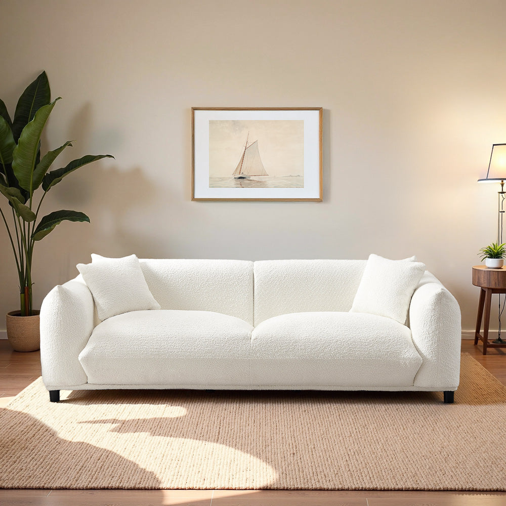 CLEARANCE - Marshall Cream Boucle Sofa