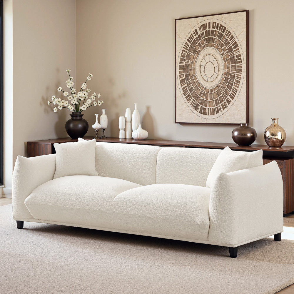 CLEARANCE - Marshall Cream Boucle Sofa