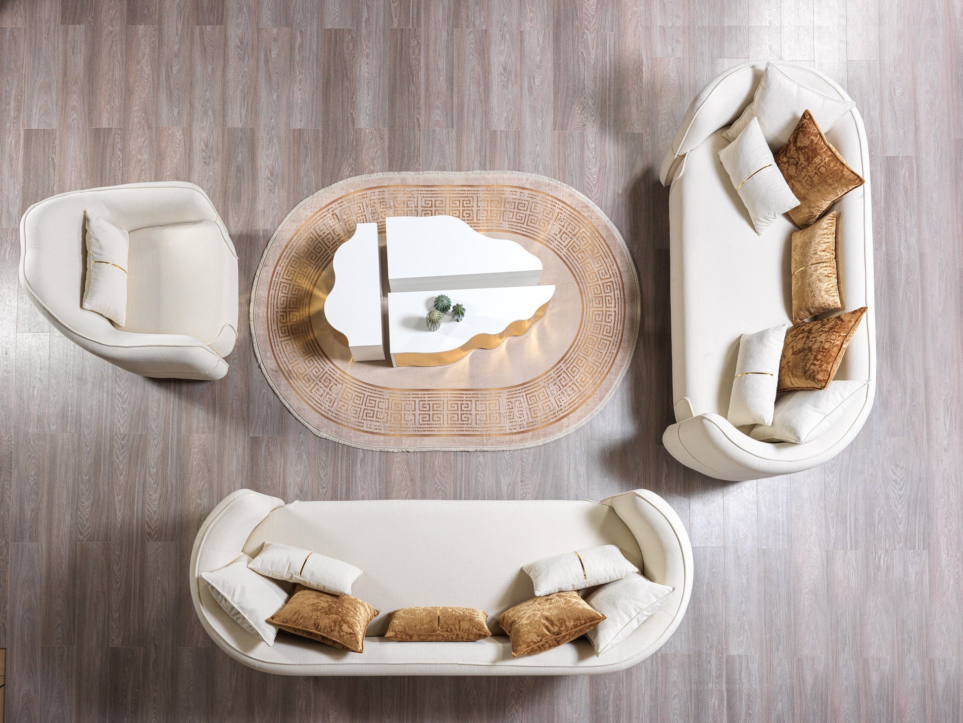 Helena Ivory Velvet Chair [ETA: 3/25]