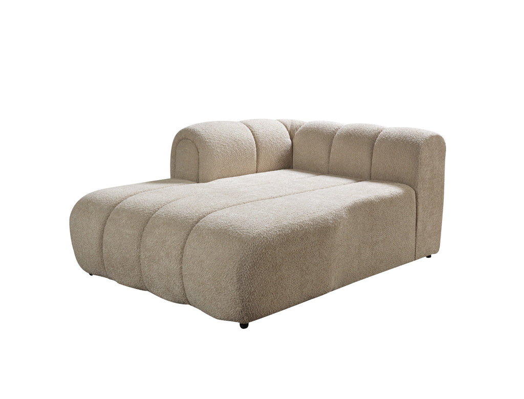 Lis Sand Boucle LAF 115" Sectional [ETA: 10/15]