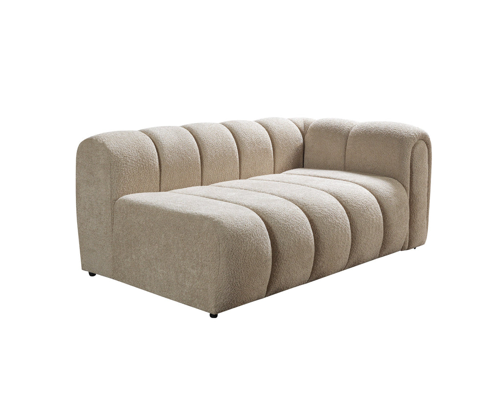 Lis Sand Boucle LAF 115" Sectional [ETA: 10/15]