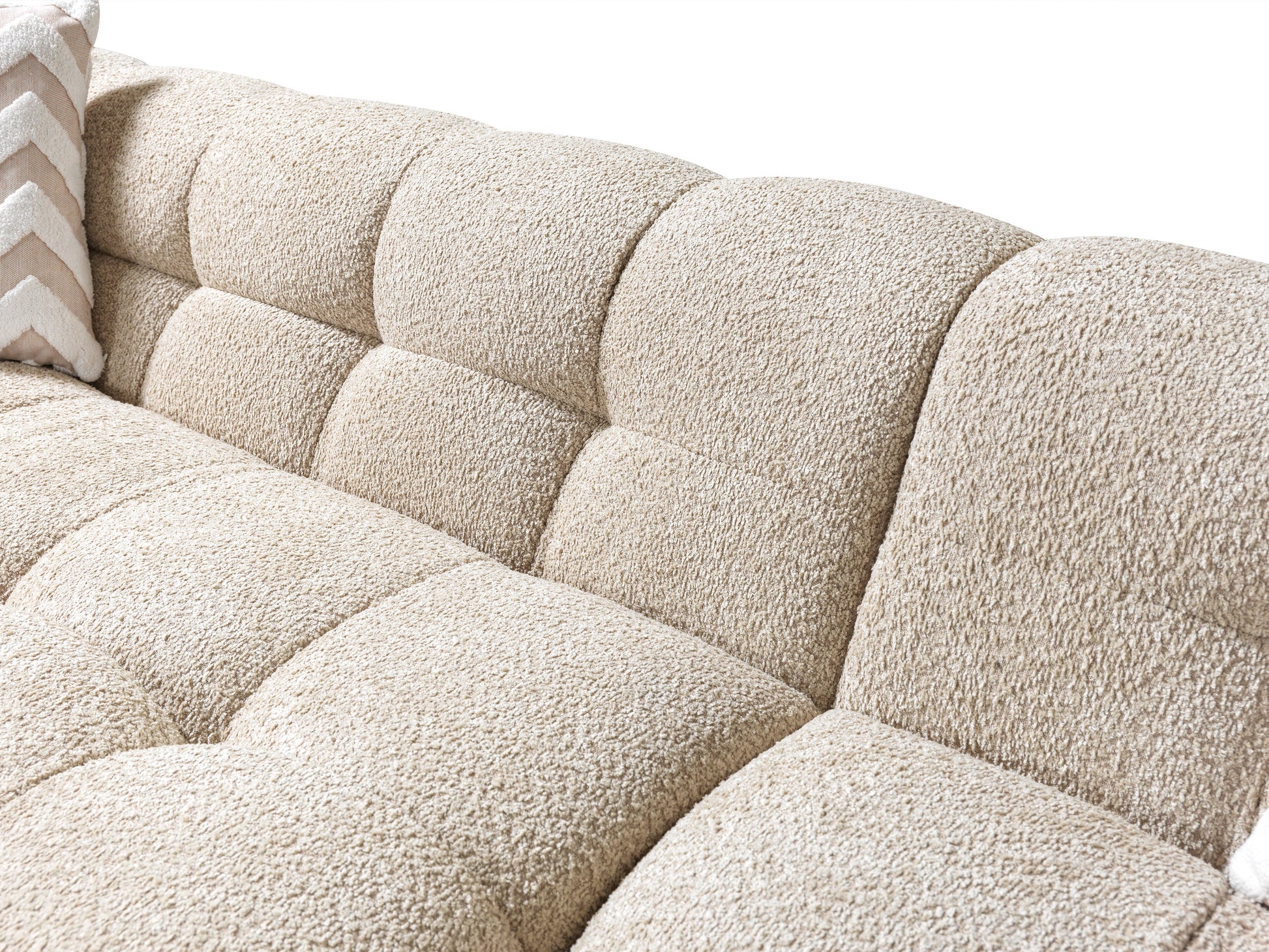Sand Boucle RAF 110" Sectional