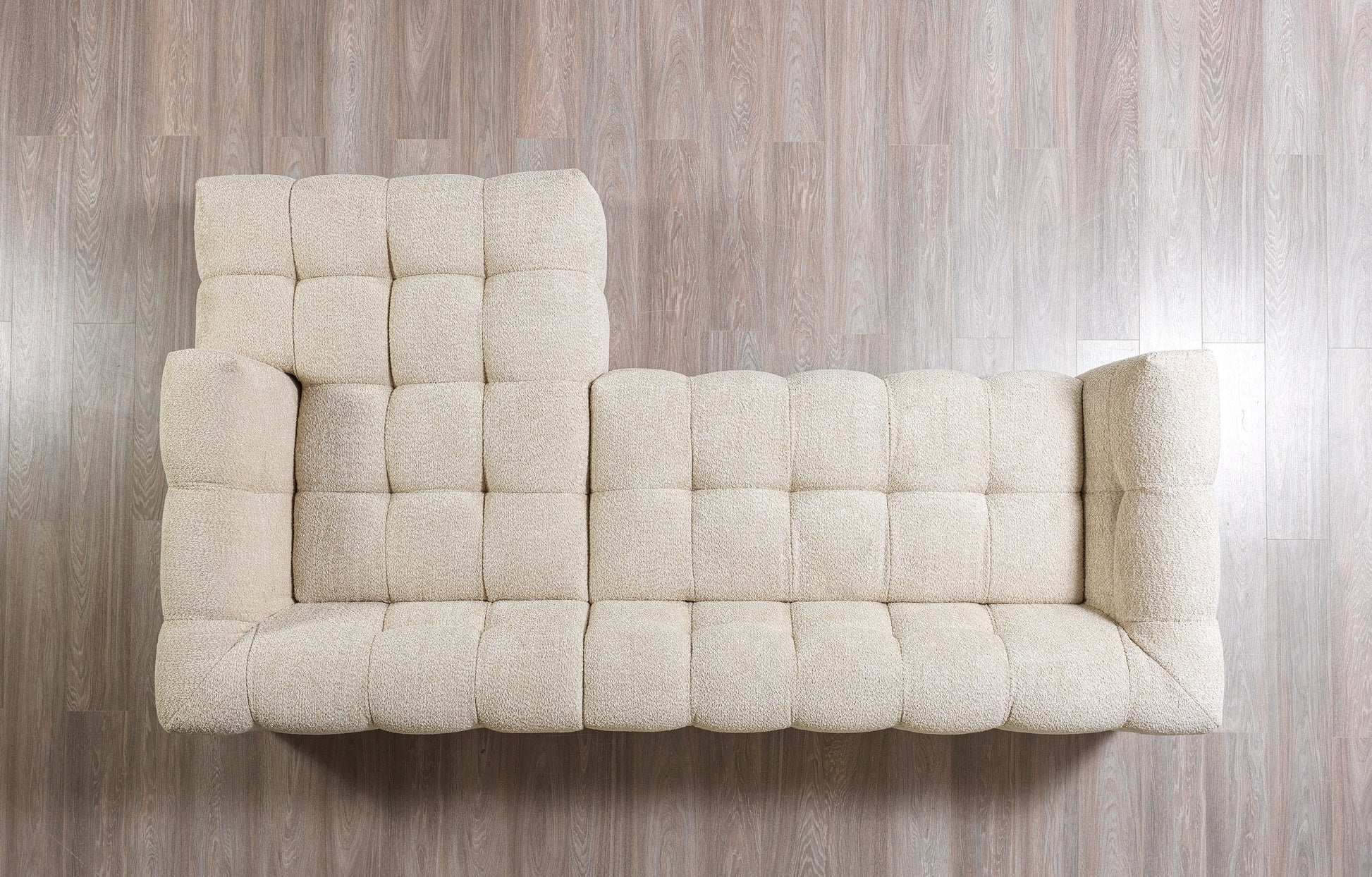 Sand Boucle RAF 110" Sectional