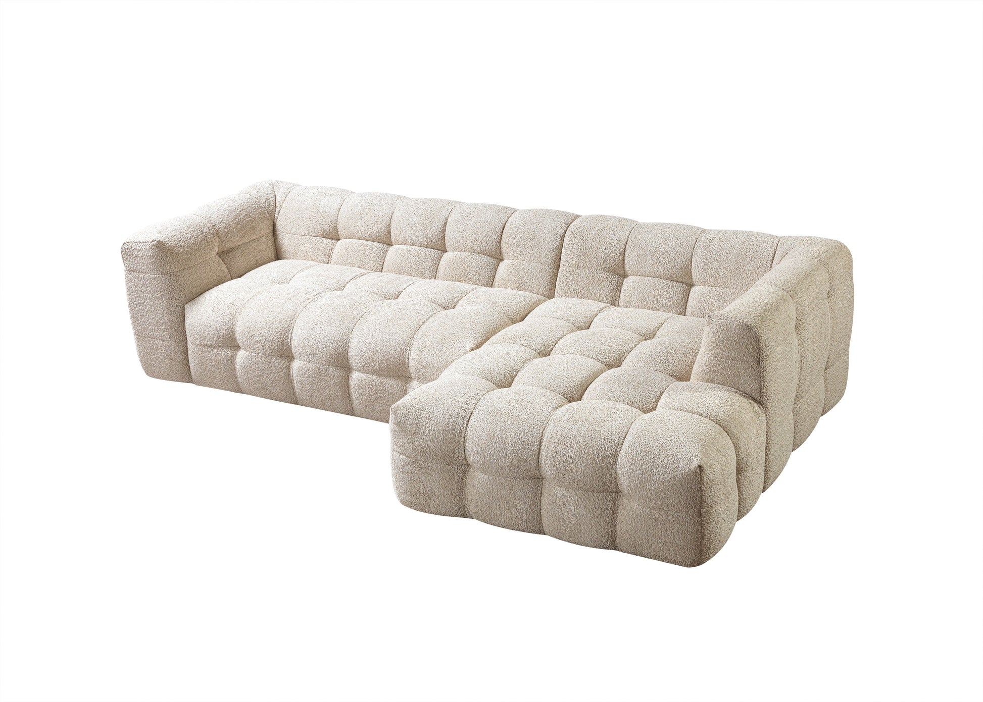 Sand Boucle RAF 110" Sectional