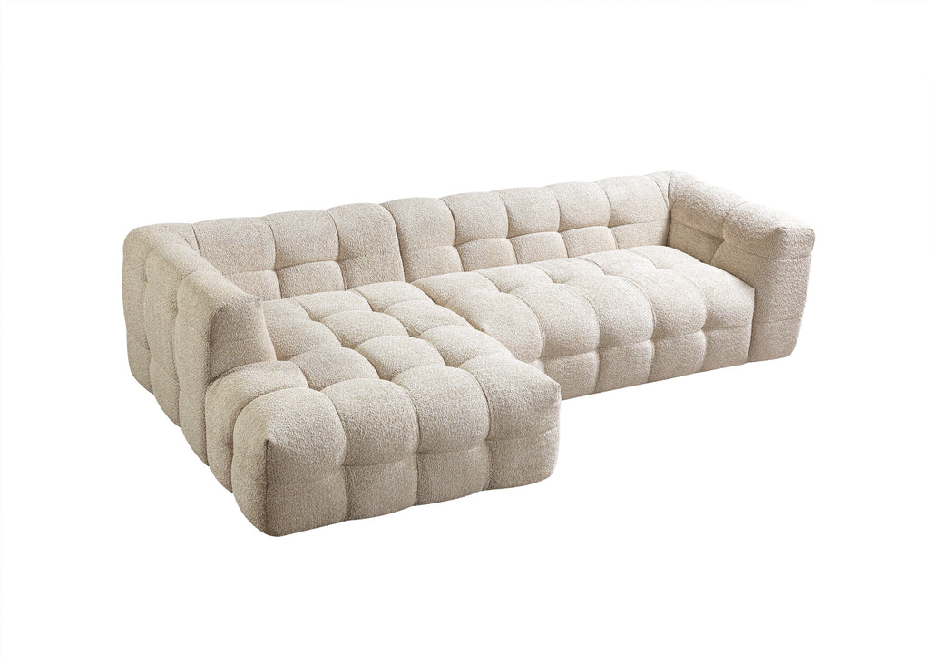Sand Boucle LAF 110" Sectional