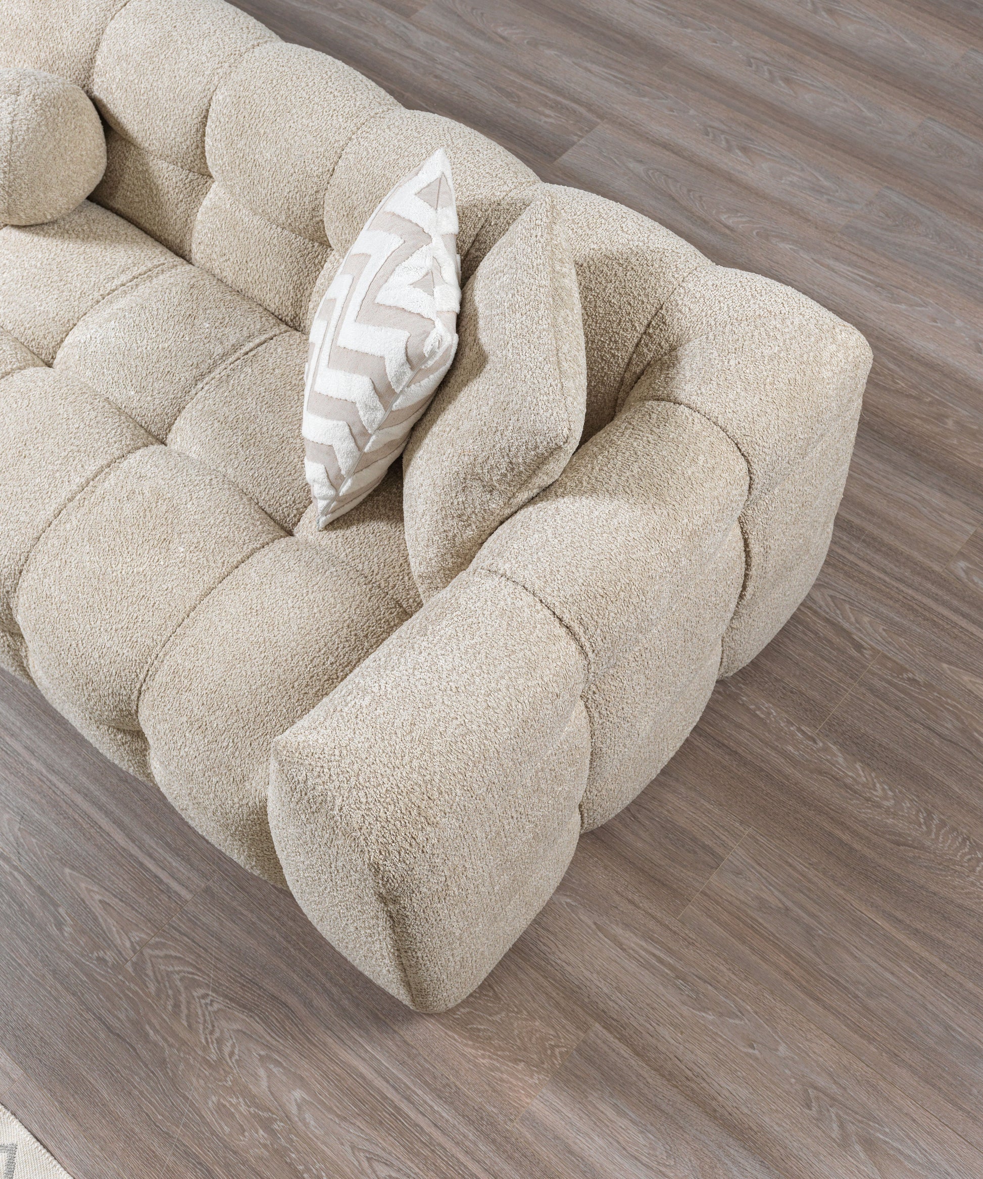 Sand Boucle LAF 110" Sectional