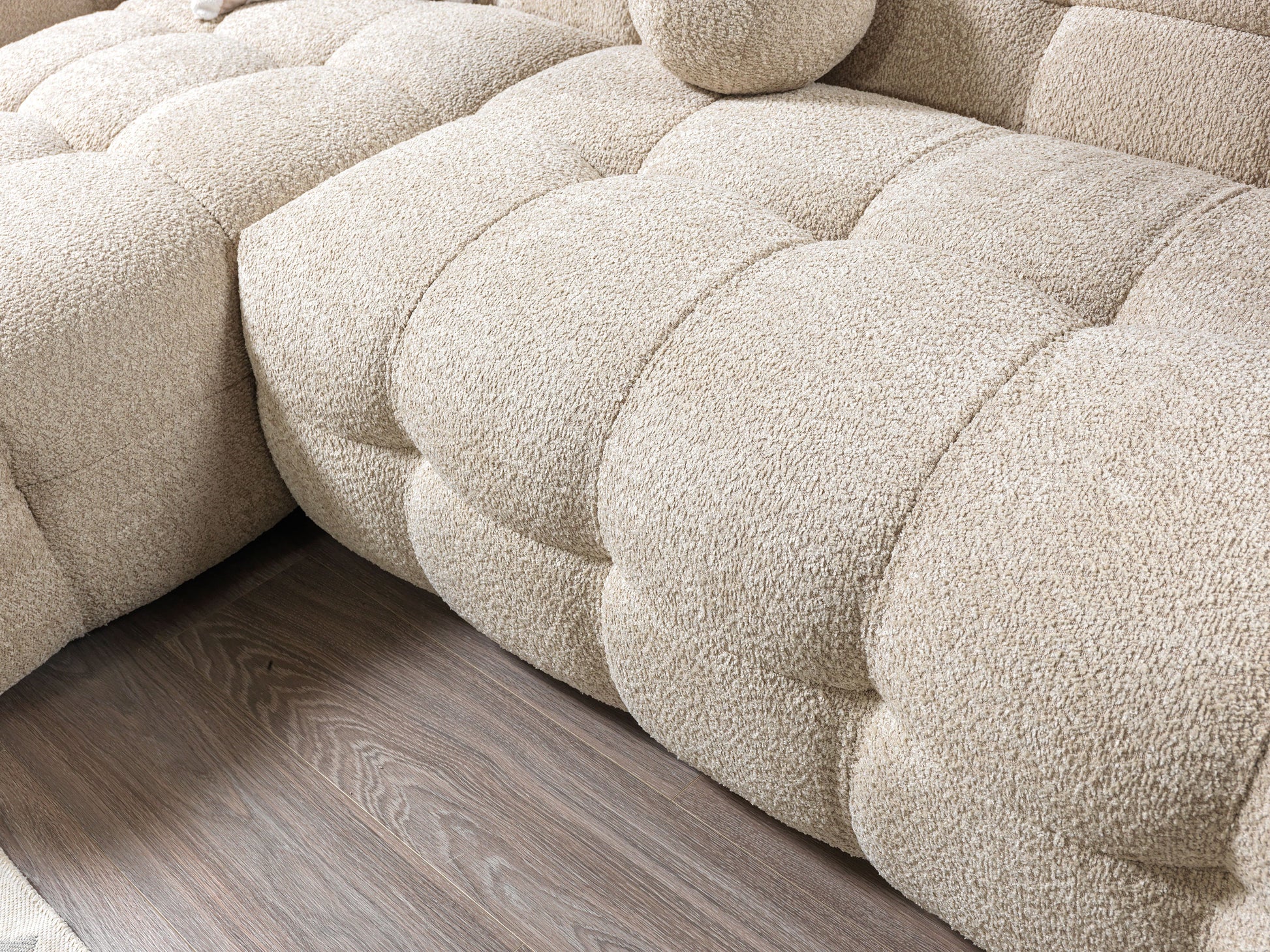 Sand Boucle LAF 110" Sectional