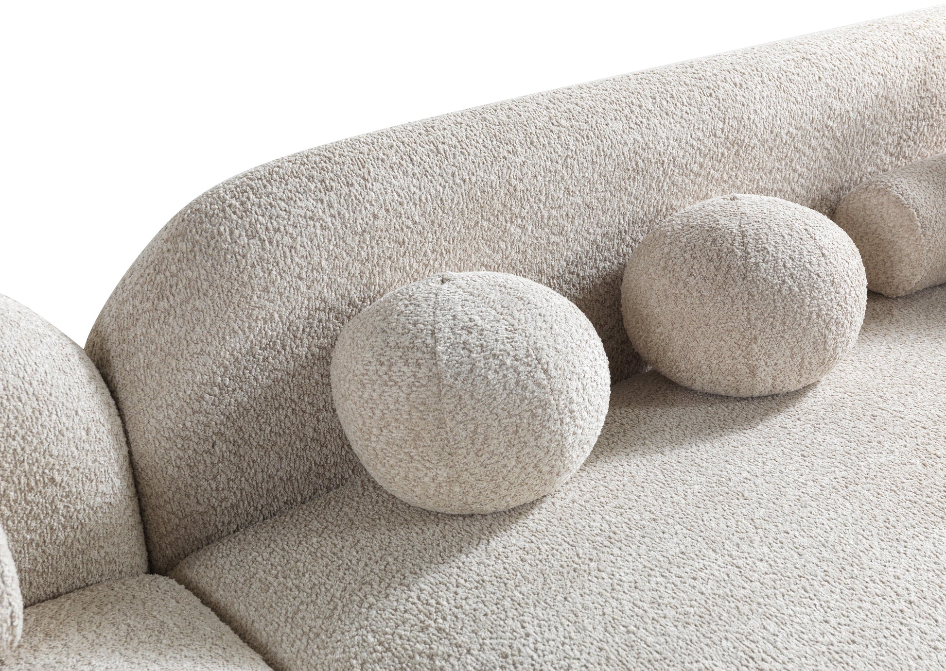 Liva Sand Boucle LAF 110" Sectional