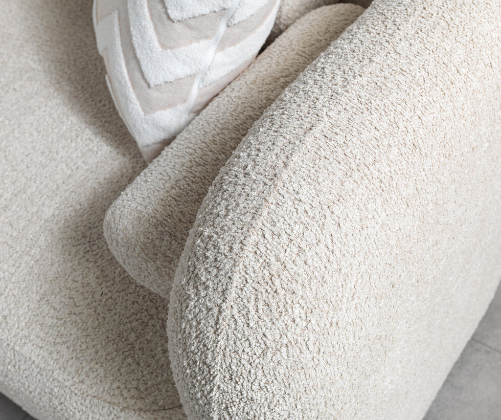 Liva Sand Boucle LAF 110" Sectional