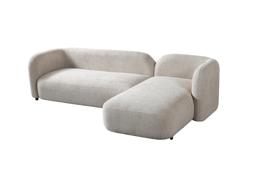 Liva Sand Boucle RAF 110" Sectional