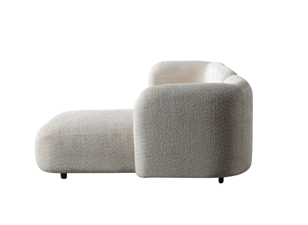 Liva Sand Boucle RAF 110" Sectional