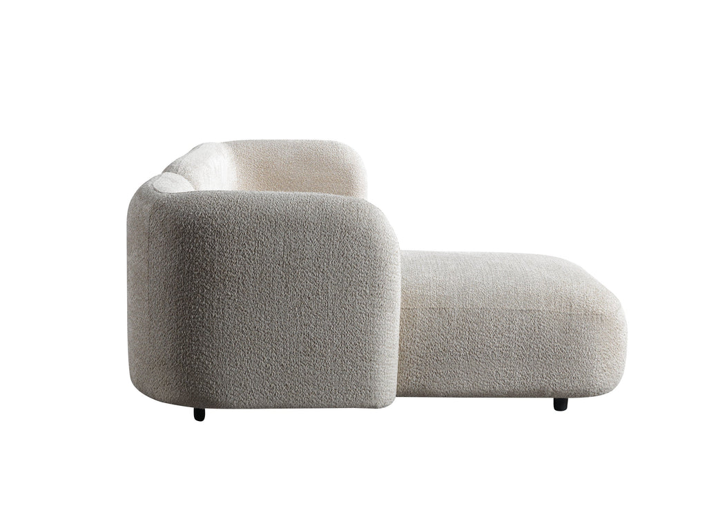 Liva Sand Boucle LAF 110" Sectional