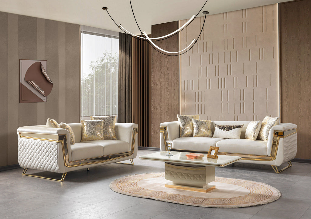 Anica Ivory Coffee Table