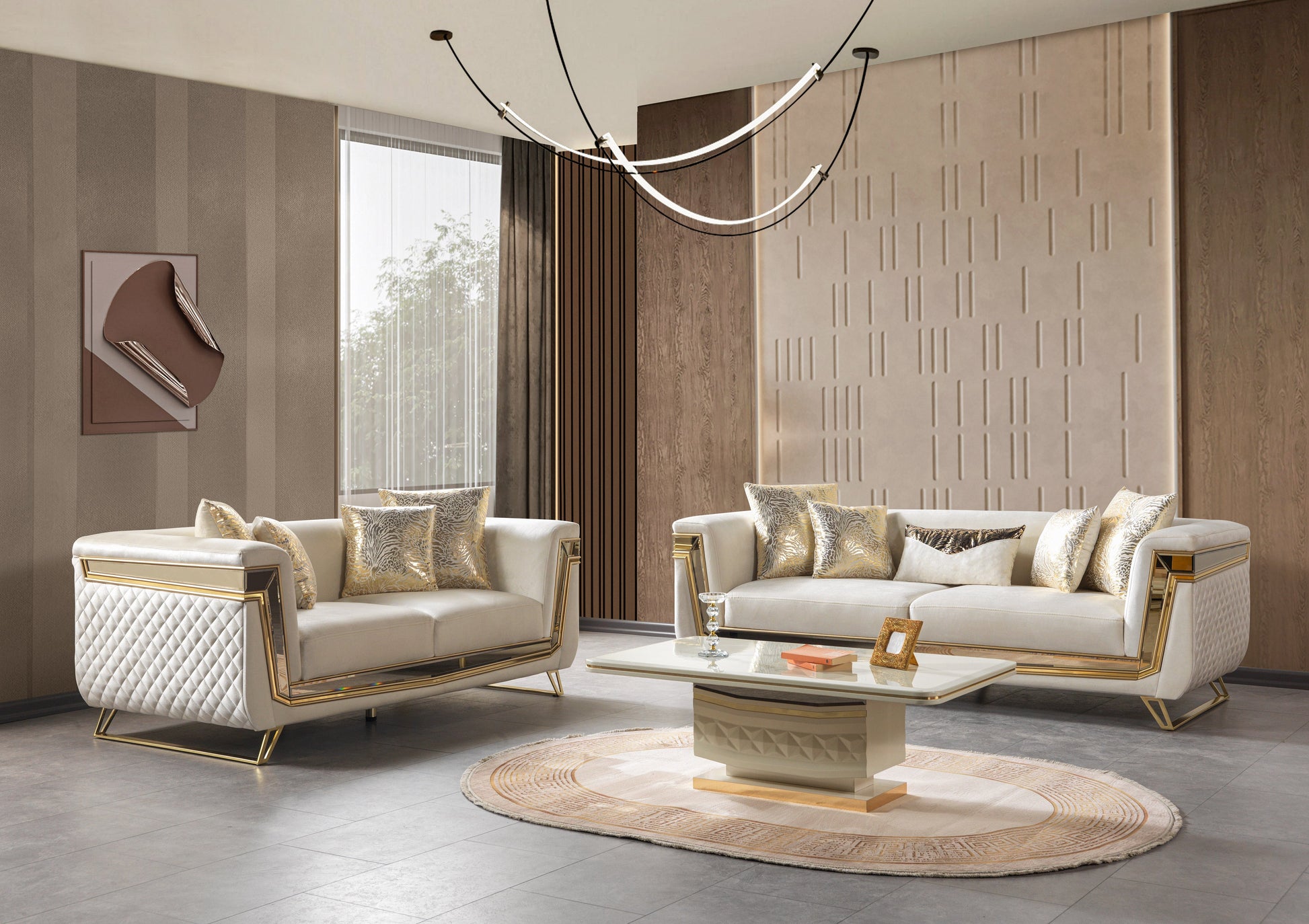 Anica Ivory Coffee Table