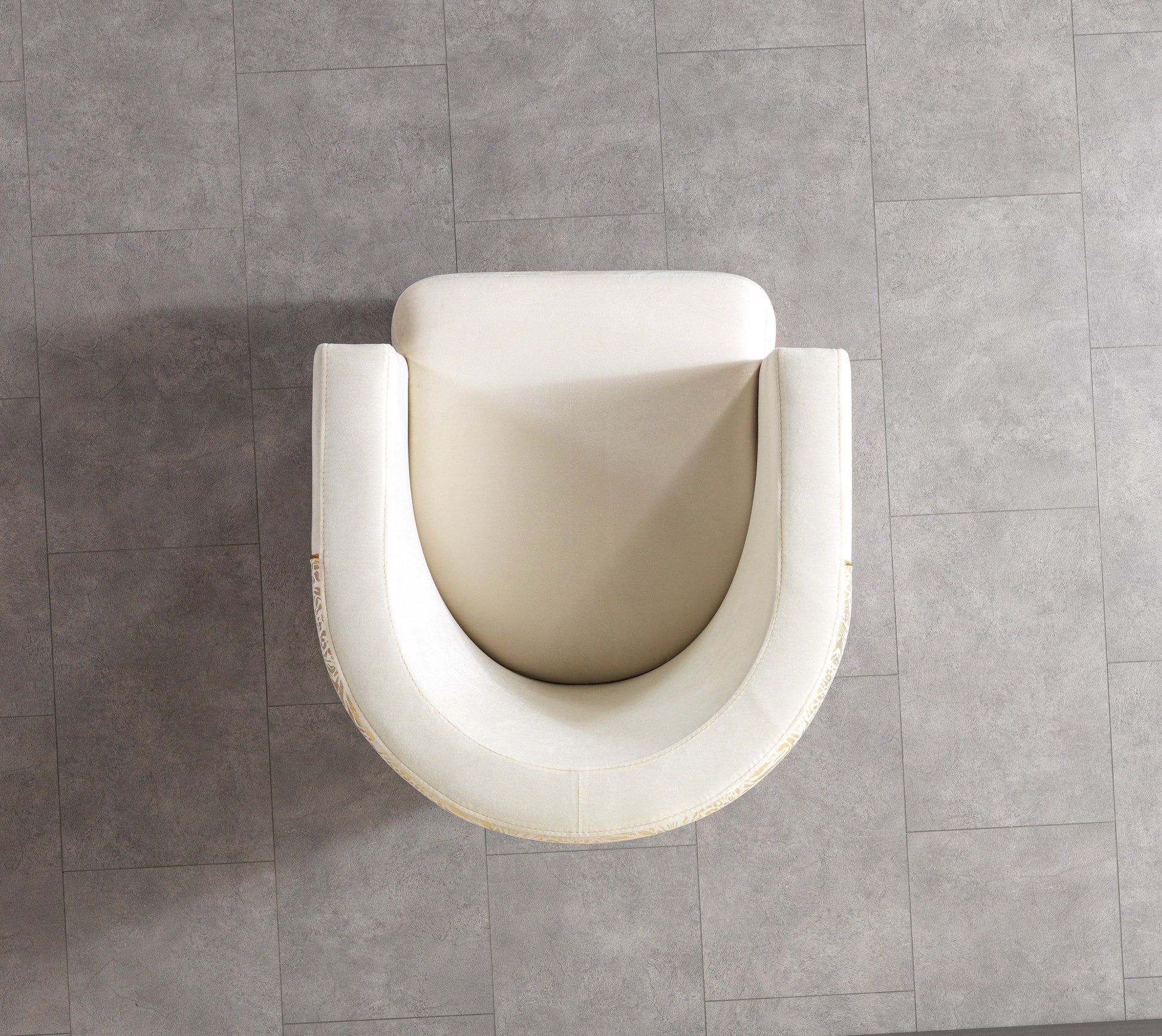 Anica Ivory Velvet Chair