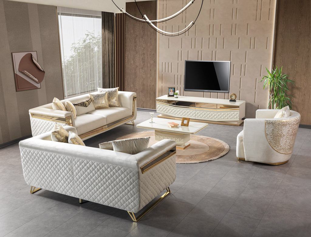 Anica Ivory Tv Stand