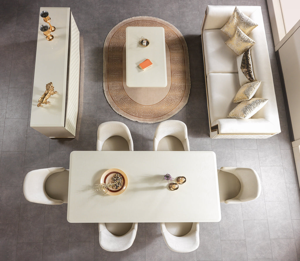 Anica Ivory 7-Piece Dining Set
