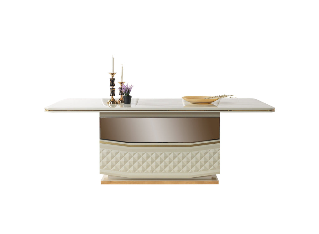 Anica Ivory 7-Piece Dining Set