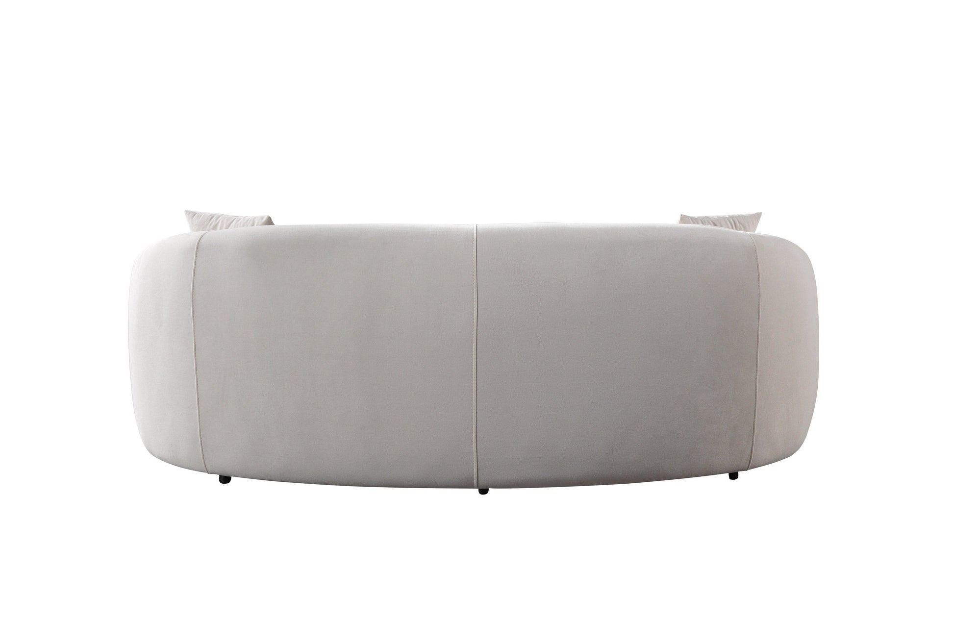 Bonita Ivory Velvet Sofa 91" & Loveseat 81"