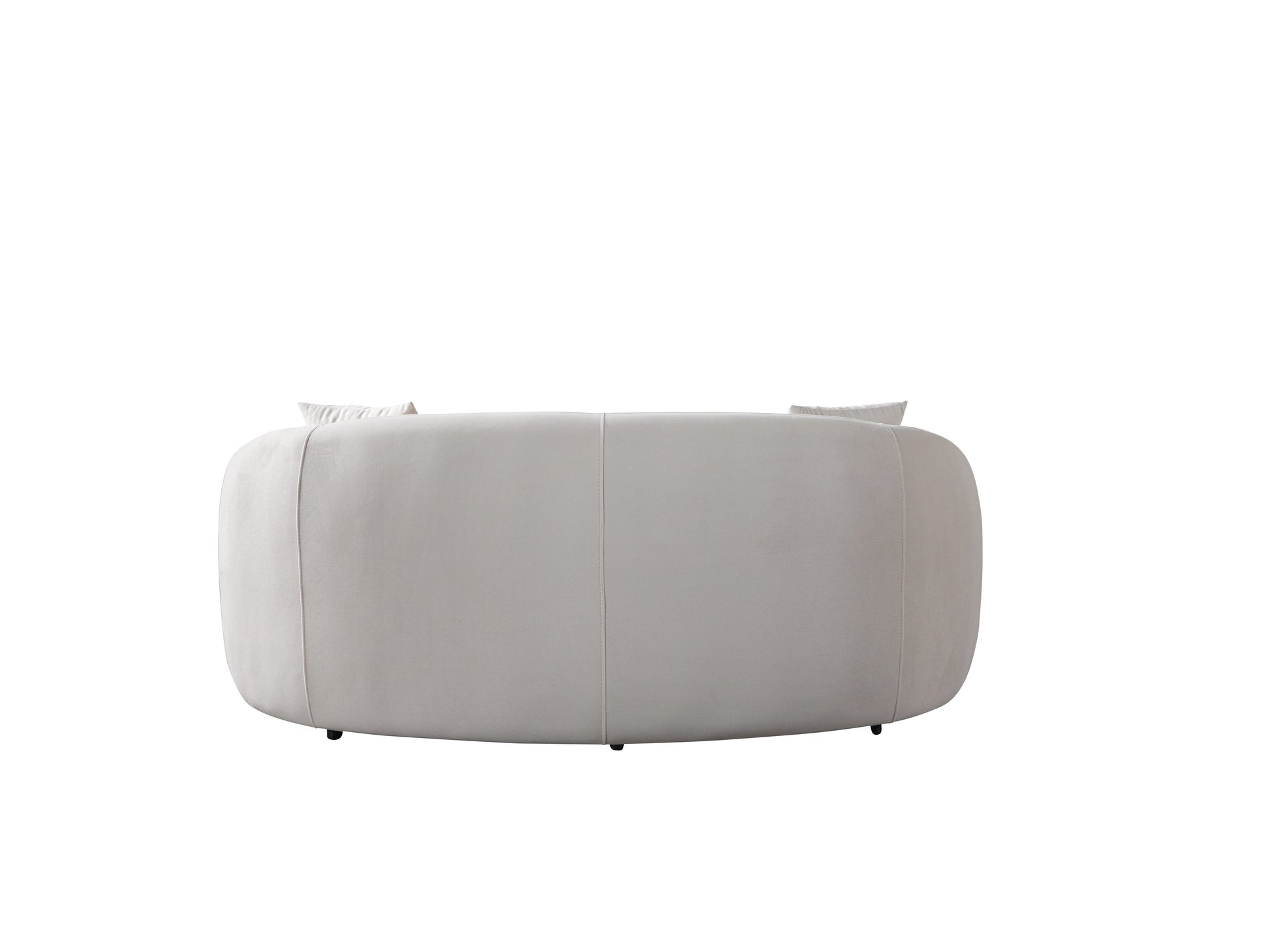 Bonita Ivory Velvet Sofa 91" & Loveseat 81"
