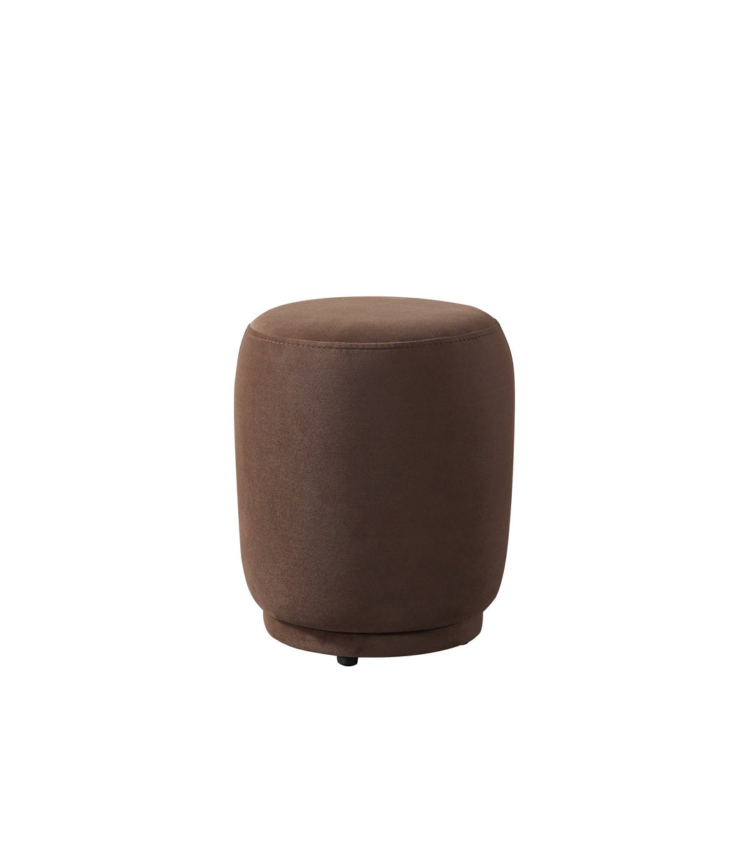 Cloe Coffee Velvet Stool