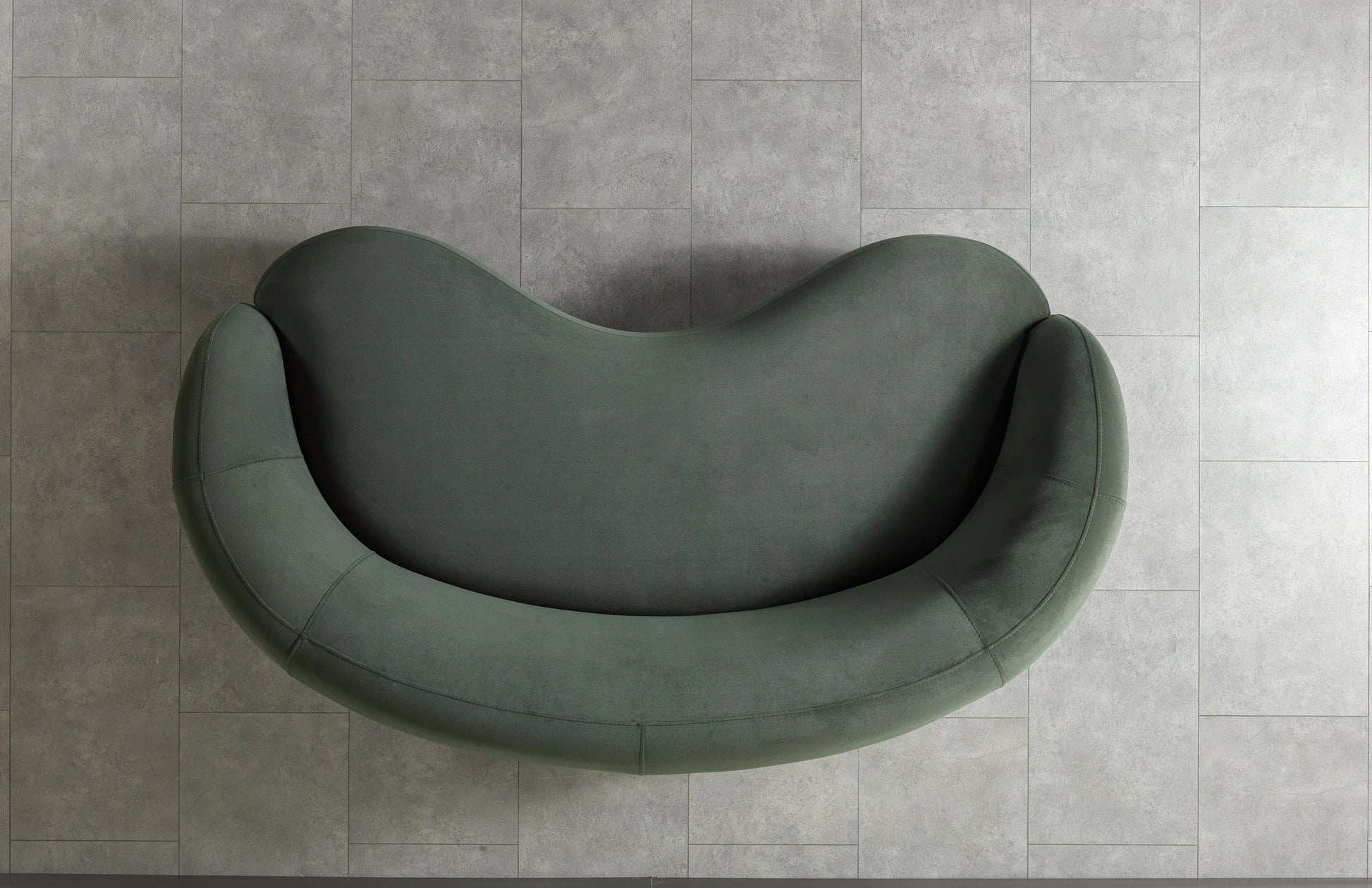 Bonita Green Velvet Sofa 91" & Loveseat 81"
