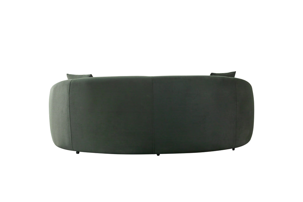 Bonita Green Velvet Sofa 91"