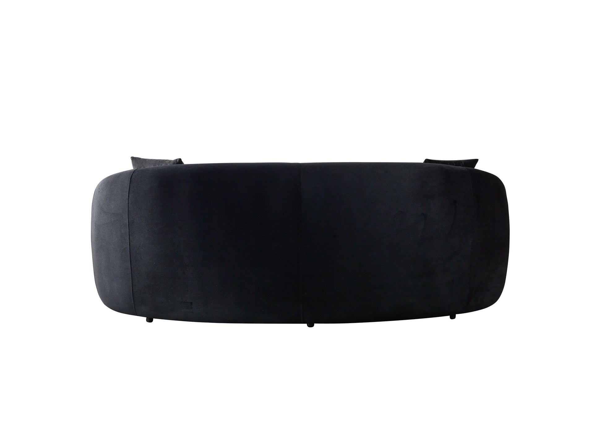 Bonita Black Velvet Sofa 91" & Loveseat 81"