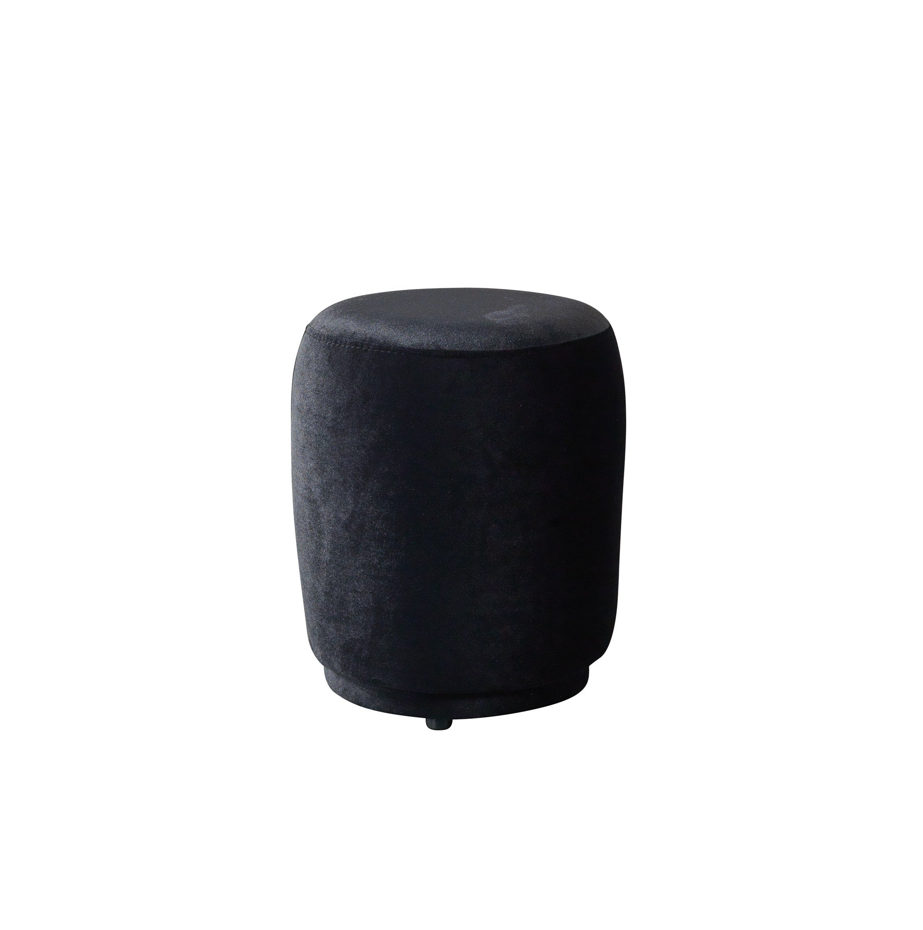 Cloe Black Velvet Stool