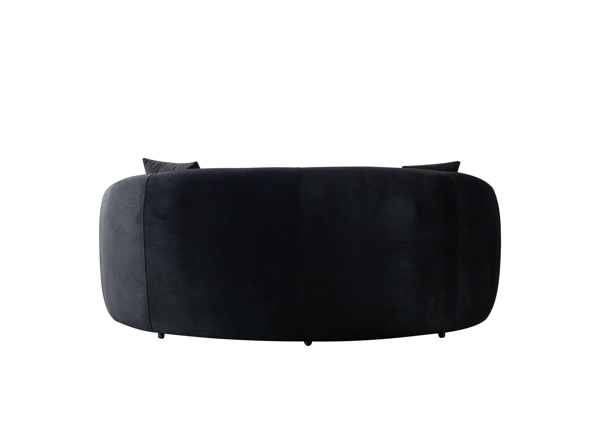 Bonita Black Velvet Sofa 91" & Loveseat 81"