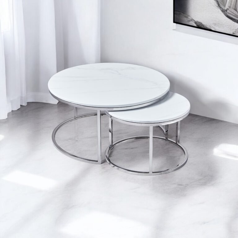 Tanner Round Nesting Table