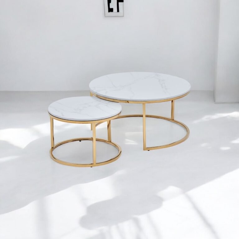 Tanner Round Nesting Table