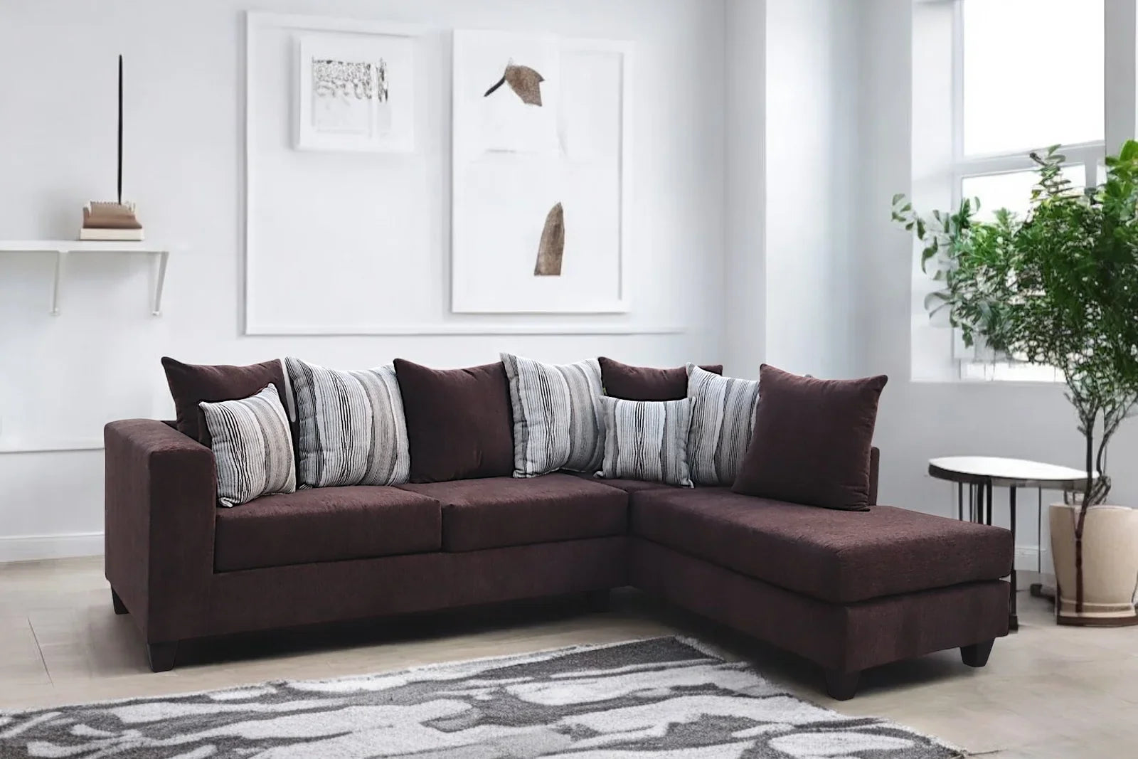 Luna Brown Sectional
