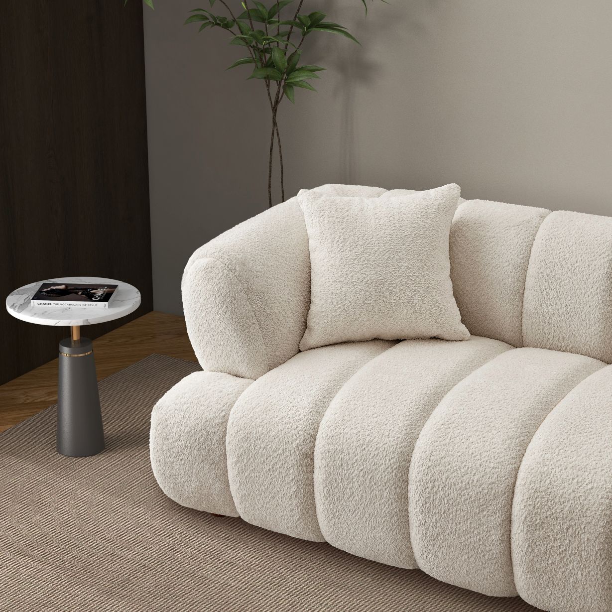 CLEARANCE - Ranger Cream Boucle Sofa