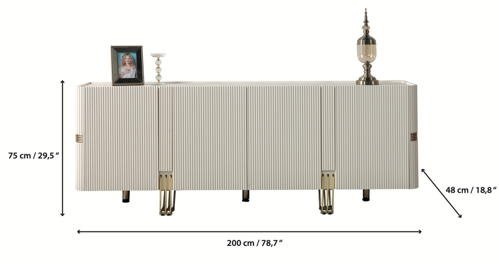 Santana Ivory Dining Server