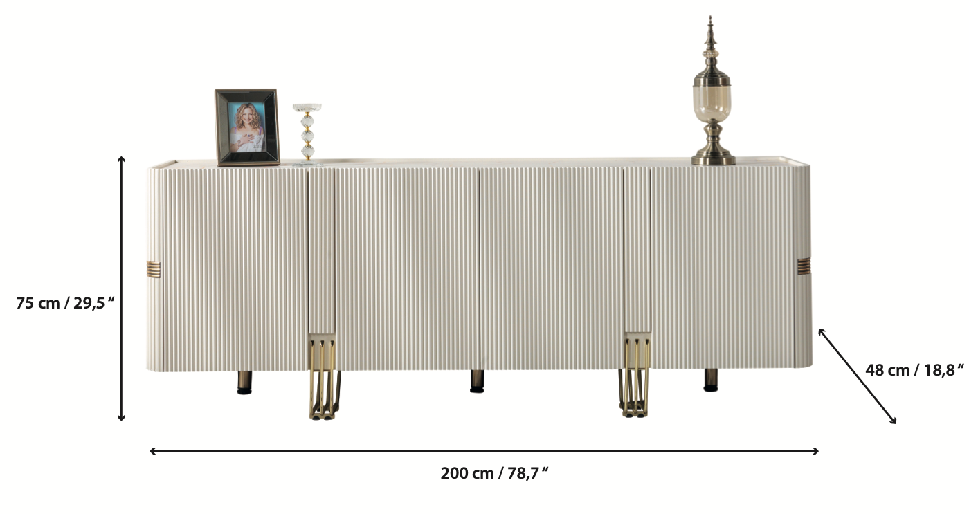 Santana Ivory Dining Server